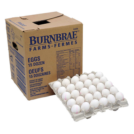 Ferme Burnbrae Oeuf Larges En Vrac 15 Douzaines / Burnbrae Bulk Large Eggs 15 Dozen